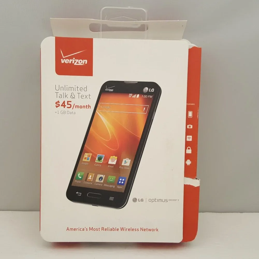 LG Optimus Exceed 2 Smartphone Android 4GB Black VS450PP Verizon